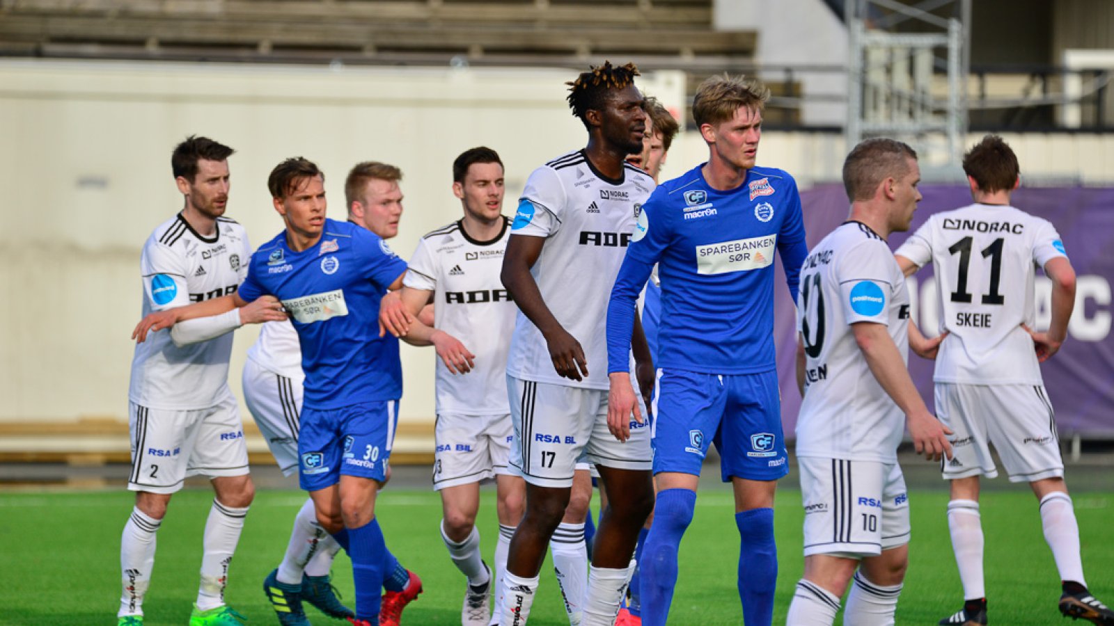 Fløy er gode på dødball, men Arendal var godt forberedt.
