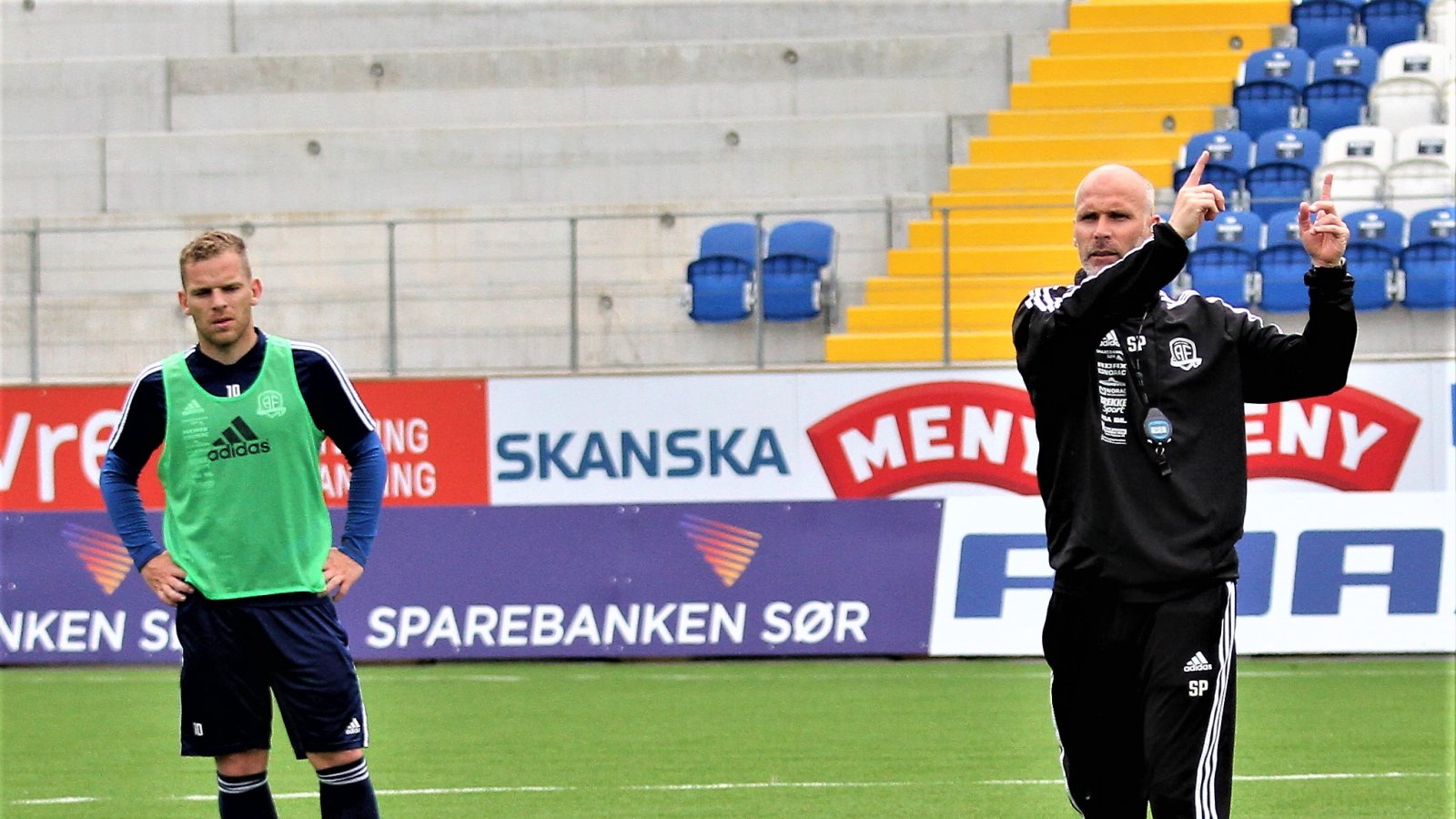 Steinar Pedersen foran møtet med Odd i cupen.