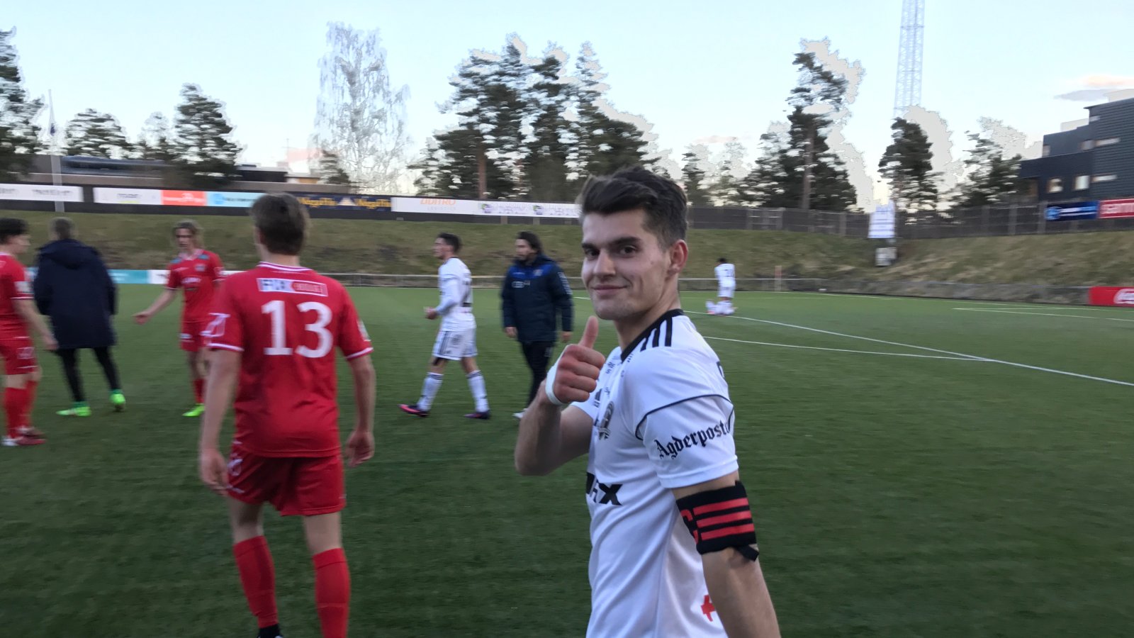 Ylldren Ibrahimaj vikarierte som kaptein mot FK Tønsberg i cupen. Han scoret to mål og var Arendals beste spiller.