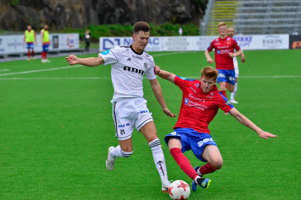 Stian Michalsen viste fart, teknikk og dribleferdigheter i sin Arendal-debut.