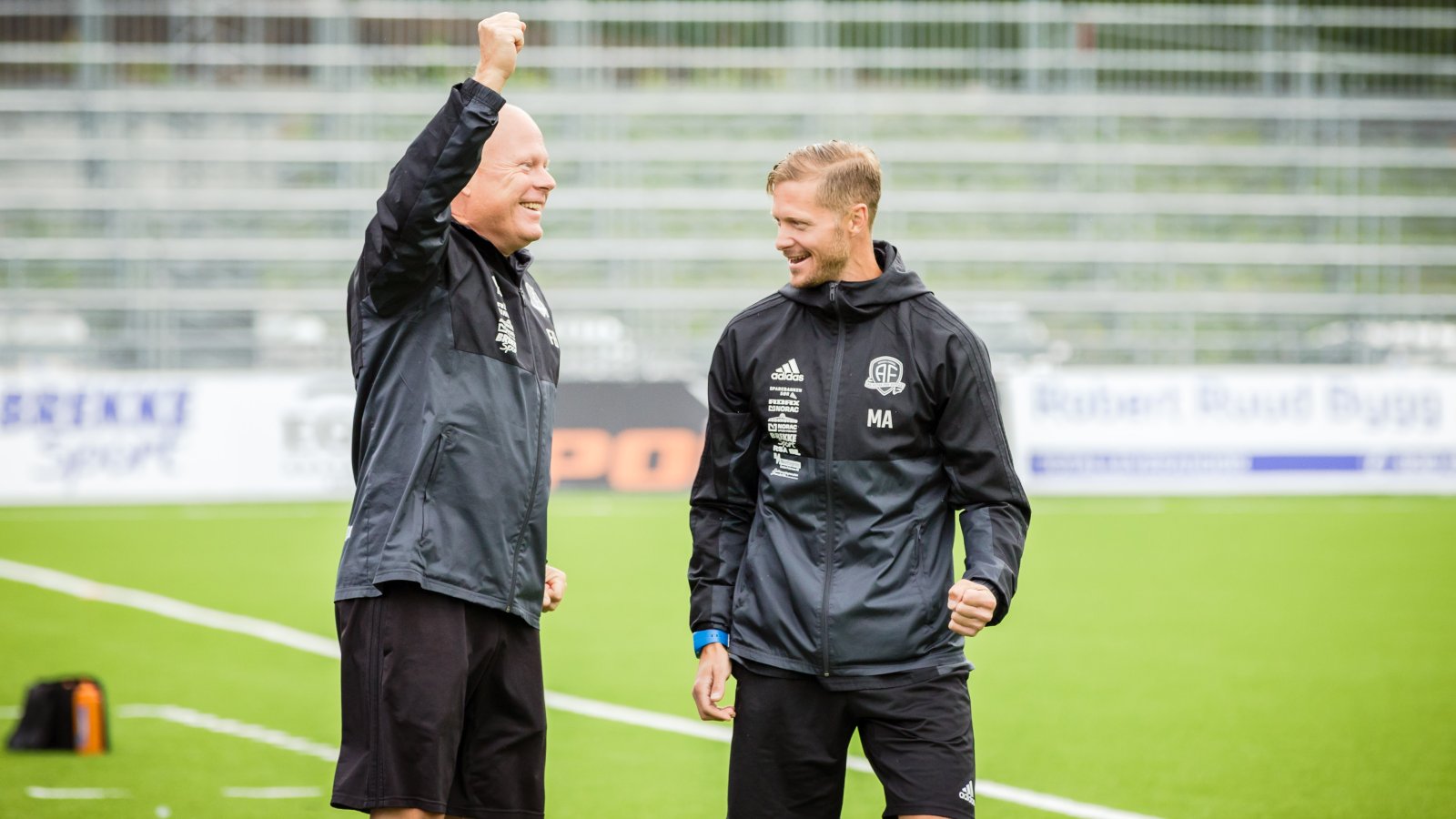 Frank Bredal og Mattias Andersson.