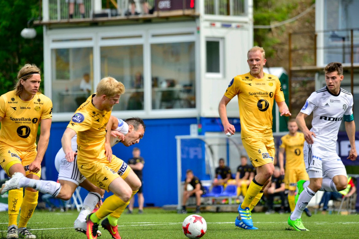 Wilhem Pepa hadde krevende arbeidsforhold mot Bodø/Glimt.
