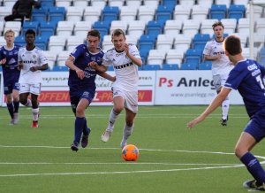 Jonas Gylland i aksjon for juniorlaget mot Vindbjart. 
