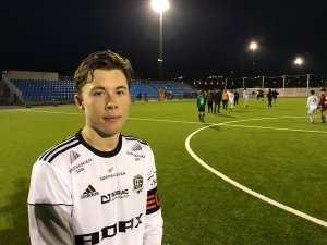 Bjørn Brørvik var fornøyd matchvinner og kaptein etter 5-4 mot Hisøy i cup-kvalifiseringen.