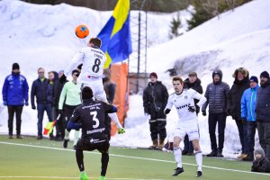 Rasmus Lynge Christensen (8) fikk noen minutter mot slutten av kampen og ser ut til å være på vei tilbake etter småskader i vinter.