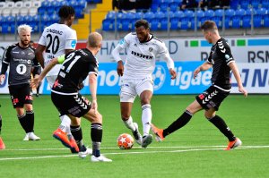 Reiss Greenidge spilte venstreback for anledningen - og var blant Arendals aller beste.