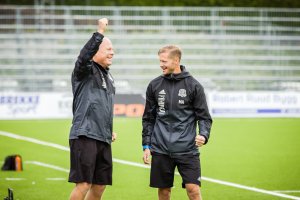 Frank Bredal og Mattias Andersson. 