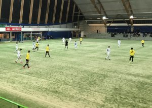 Treningskamp Start-Arendal i Sørlandshallen 16. februar 2018.