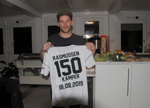 Jakob Rasmussen ble den andre spilleren i Arendal Fotball til å nå 150 kamper. Nå står han alene med rekorden i antall kamper i klubben. 