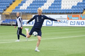 Vegard Bergan i skuddet.