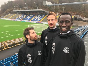 Jens Kristian Skogmo, Petar Rnkovic og Pape Paté Diouf.