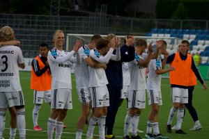 Jubel etter cupseieren mot Sandefjord.