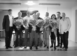 Blomster til hedersfolk.