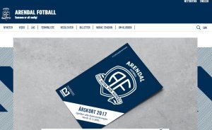 Arendal Fotballs nye hjemmesider er bygd på samme mal som hjemmesidene til alle andre klubber i Obosligaen og Eliteserien.