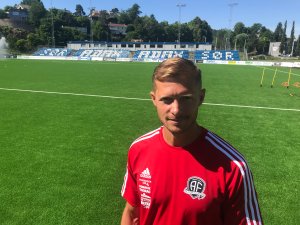 Mattias Andersson på Norac stadion.