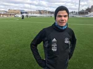 Tobias Henanger ble månedens spiller i mars.