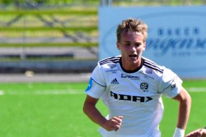 Ungguttene Markus Håbestad (til høyre) og Conrad Wallem var to av dem som satte preg på kampen mot Levanger.