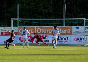 Anders Gundersen måtte se tre baller bak seg i Arendal-målet mot Elverum.