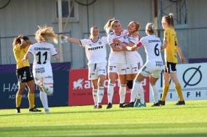 Scoringsjubel mot Gimletroll.