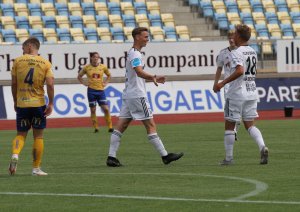Kristian Eriksen og Markus Håbestad i treningskamp mot Jerv 27.06.20