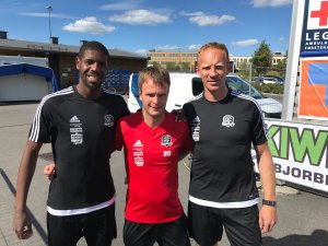 Darlan, Øyvind Dahlseth og Peter Kovacs var for første gang samlet sammen med resten av Arendal-troppen da treningene startet opp igjen torsdag ettermiddag.
