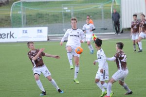 Fra juniorkampen Arendal Fotball - Vigør. 
