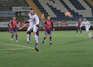 Markus Håbestad i treningskampen mot Express 29. januar 2020. 