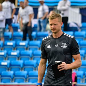 Mattias Andersson fikk dessverre ingen seier i sin trenerdebut i Arendal.