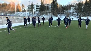 Vintertrening på Myra.