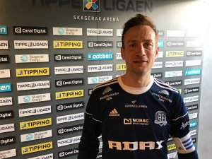 Petar Rnkovic avgjorde for Arendal i treningskampen mot Odd.