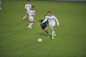 Anders Hylen Pedersen og resten av Arendal-guttene var klart best før pause.