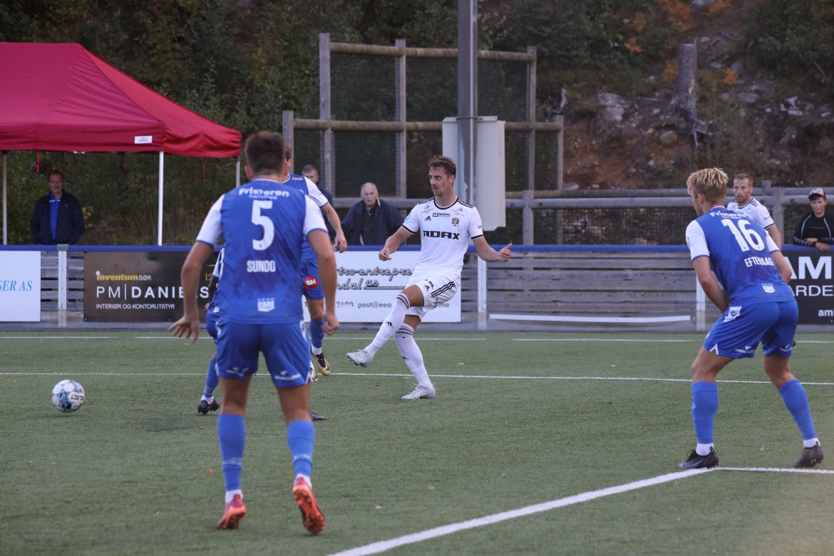 Den avgjørende pasningen fra Mathias Johansen.