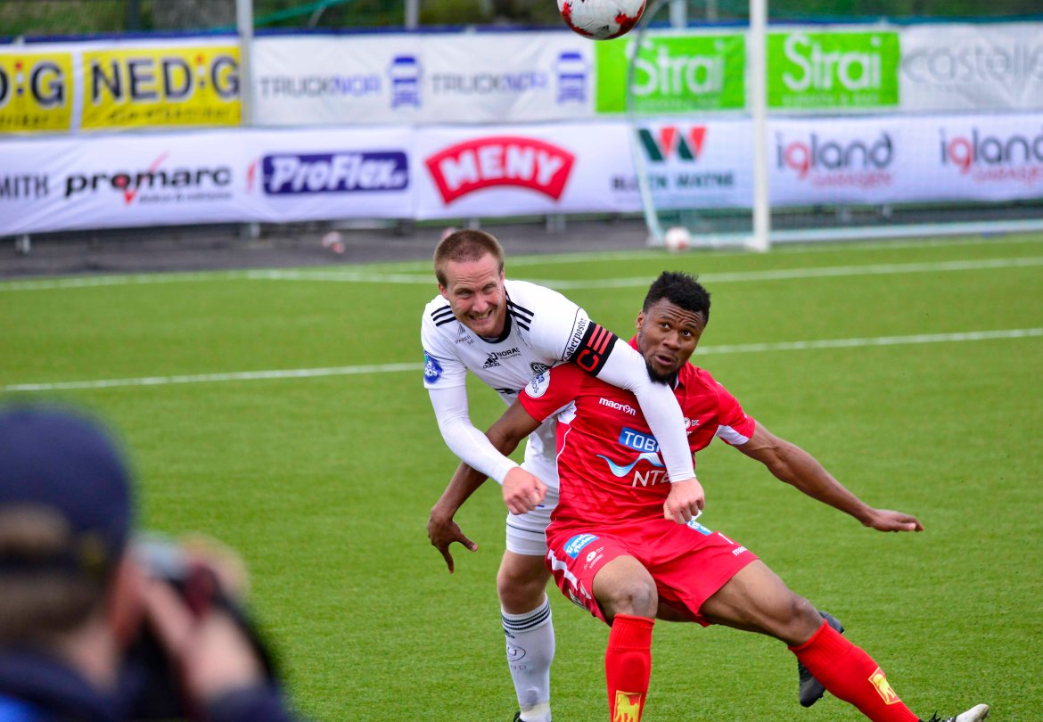 Sune Kiilerich hadde en tøff dag på jobben mot Levanger-spissene.