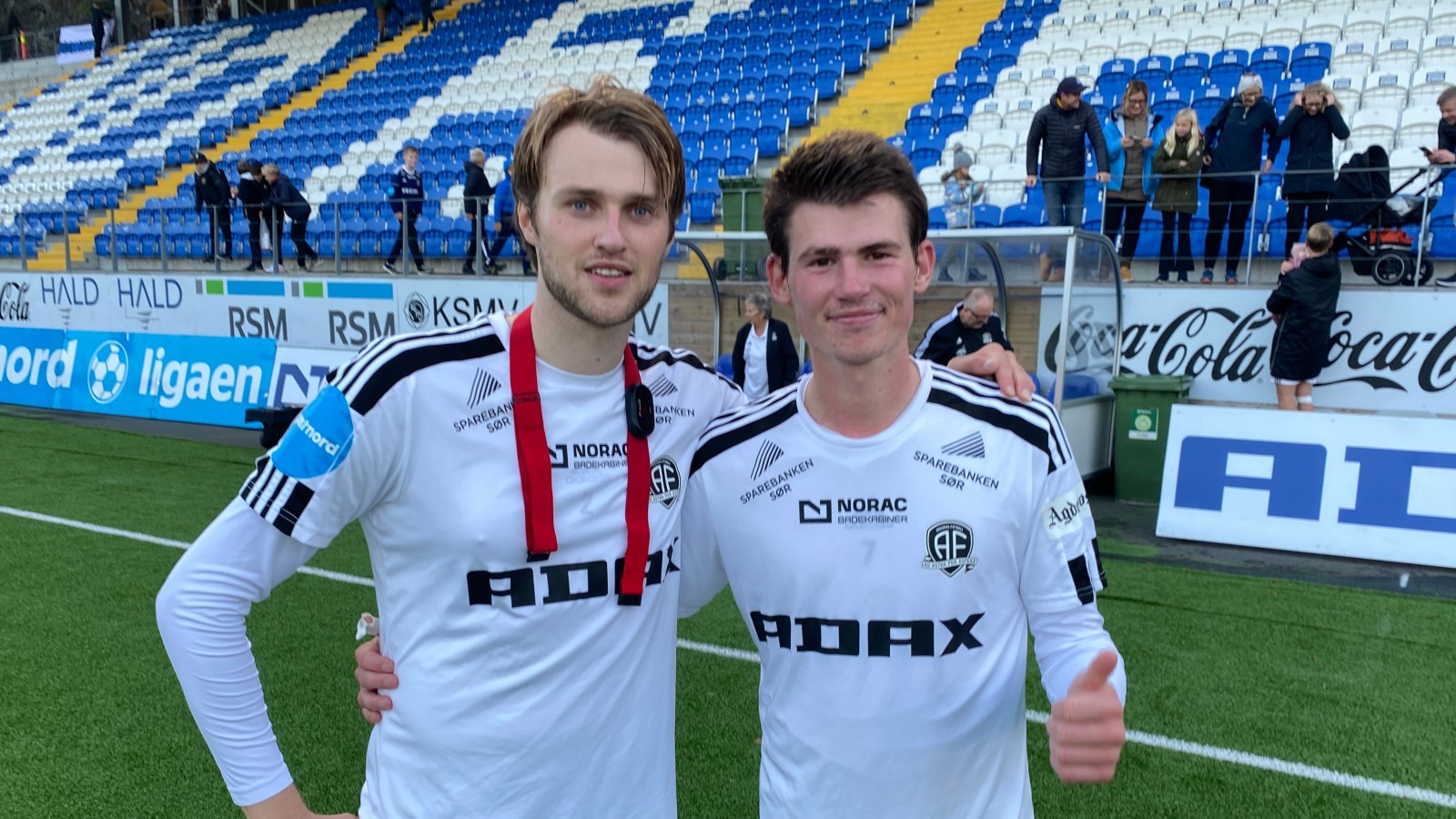 Kristian Strande og Preben Skeie var Arendals målscorere mot Notodden.