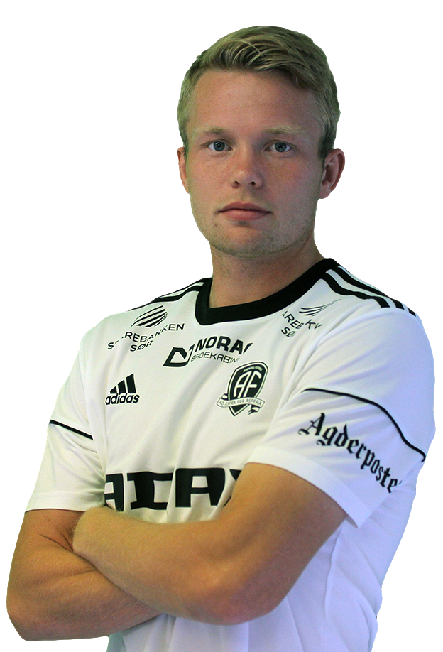 Fabian Stensrud Ness i Arendal-drakt.