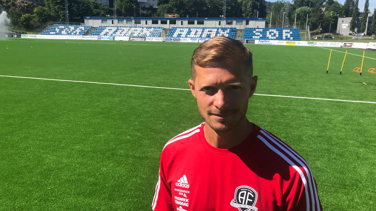 Mattias Andersson på Norac stadion.