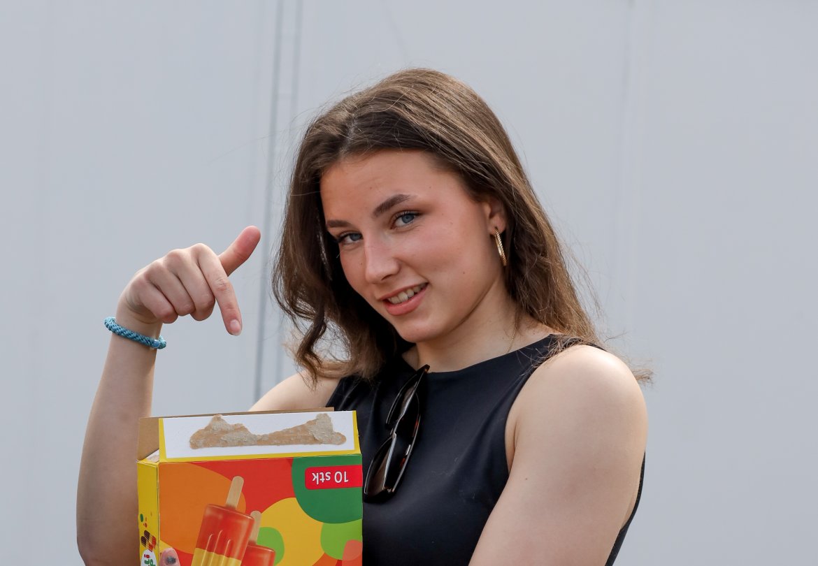 Gratis is fra Coop Mega til barna var - ikke overraskende - populært.