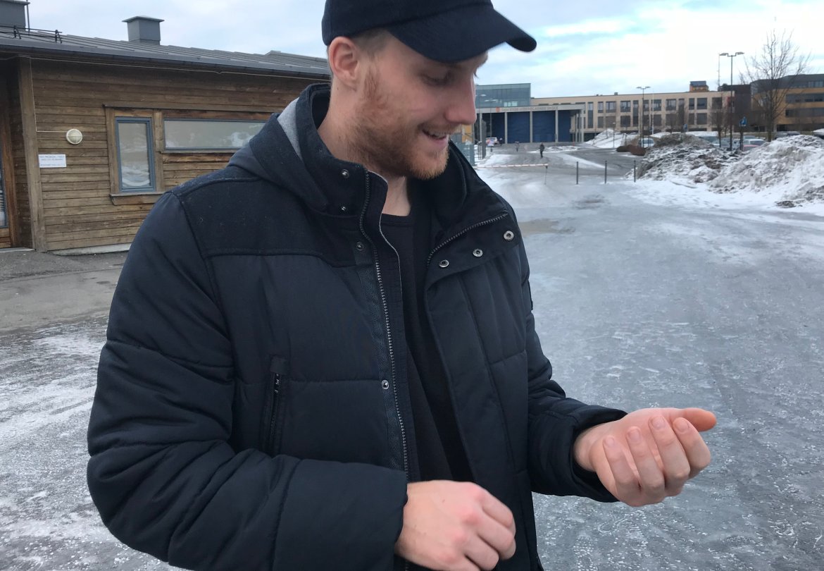 Sune Kiilerich fryktet brudd i hånden før han dro på legevakten onsdag ettermiddag.