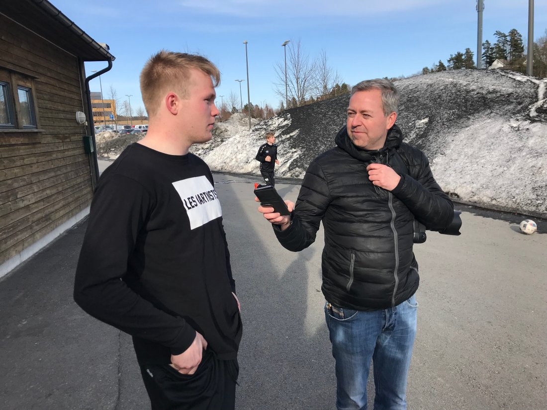 Fabian Ness i intervju med Agderposten.