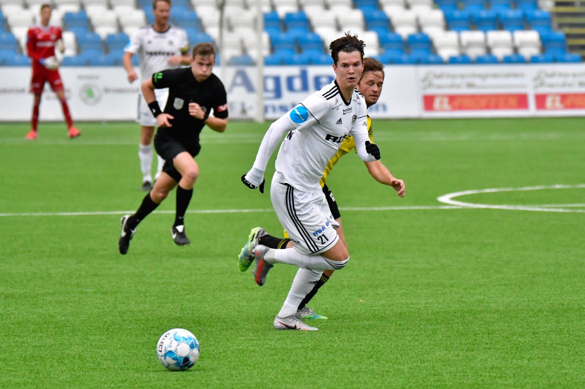 Stian Michalsen viste frem noe av sitt fine repertoar mot Bærum.