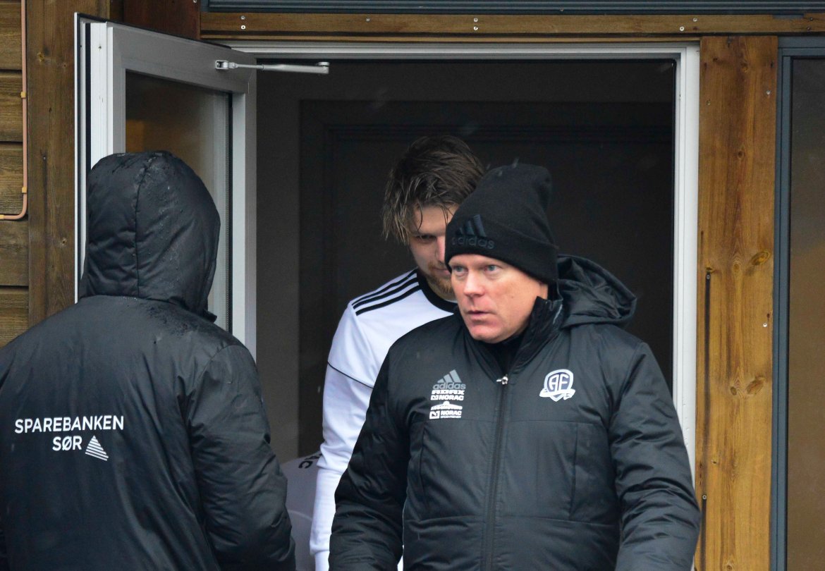 Frank Bredal på vei ut av garderoben.