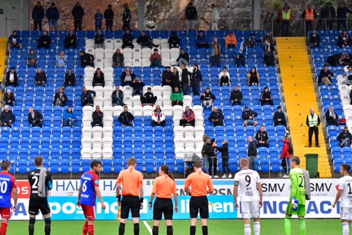 Før kampstart.