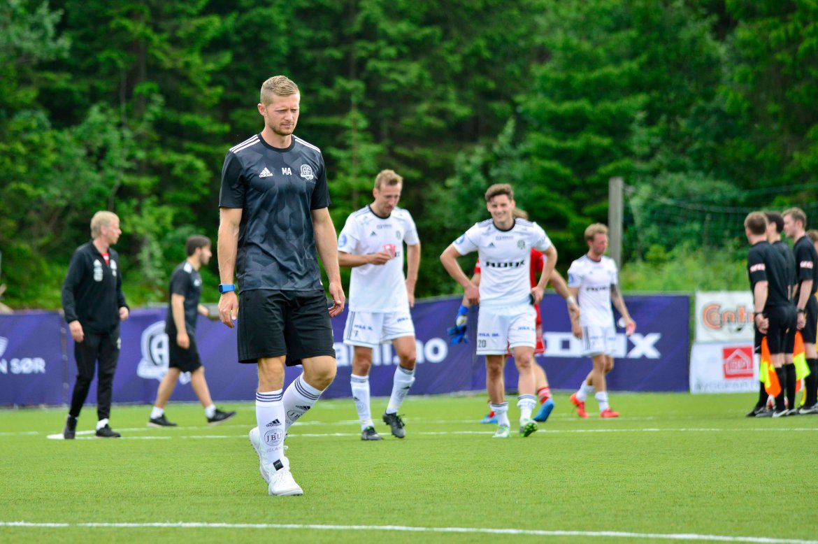Mattias Andersson måtte gå skuffet av banen. 