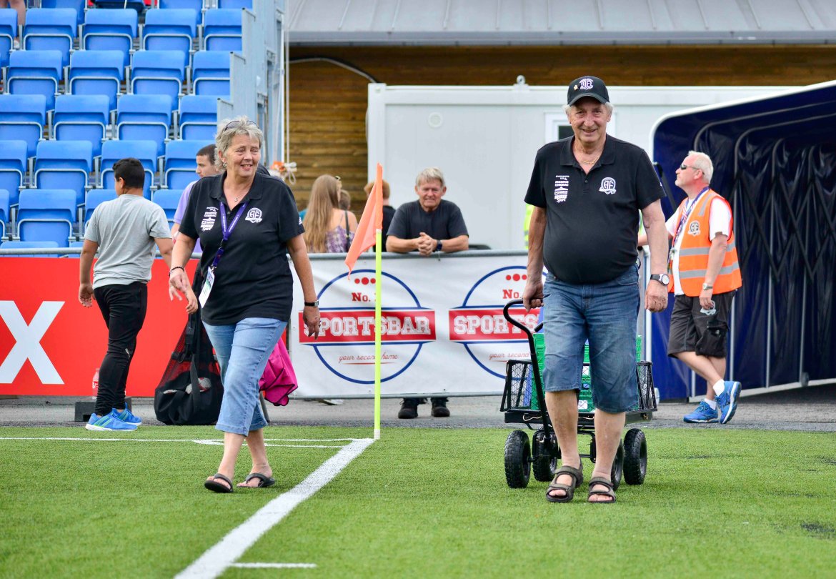Gurli og Jan Erik Foss er trofaste og alltid tilstede. De sørger for å gi besøkende medierepresentanter en god opplevelse!