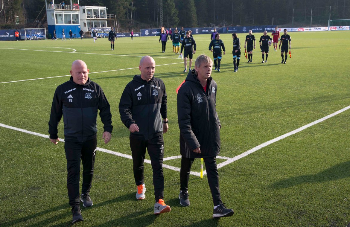Frank Bredal, Knut Tørum og Arve Seland.