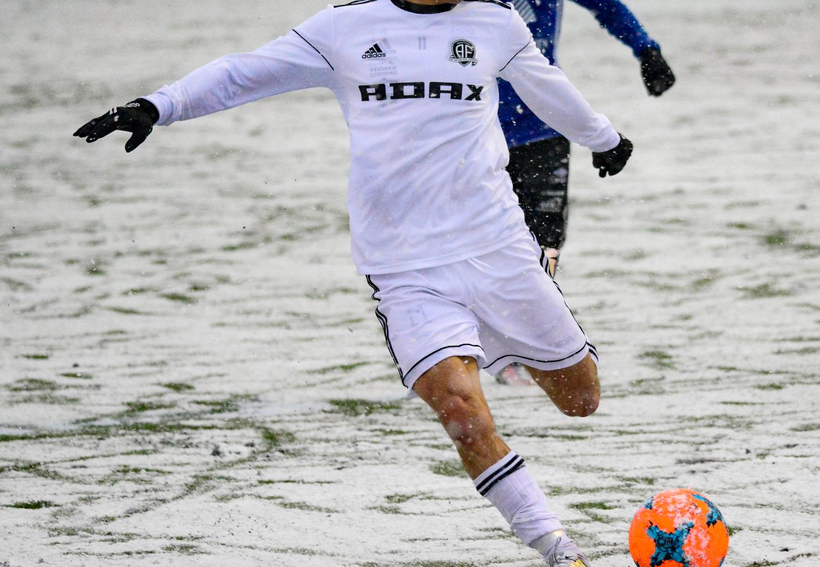 Ylldren Ibrahimaj ser ut til å ta enda noen nye steg som fotballspiller.