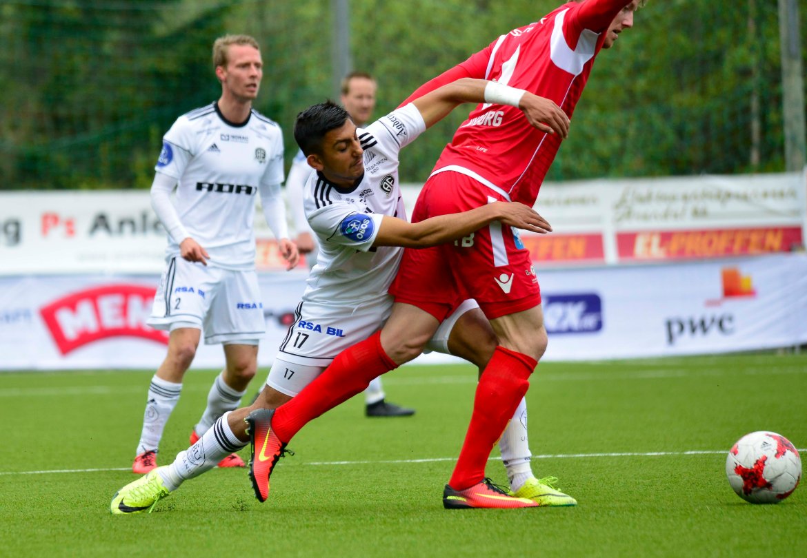 Adnan Mohammed kom til kort mot Leveanger.
