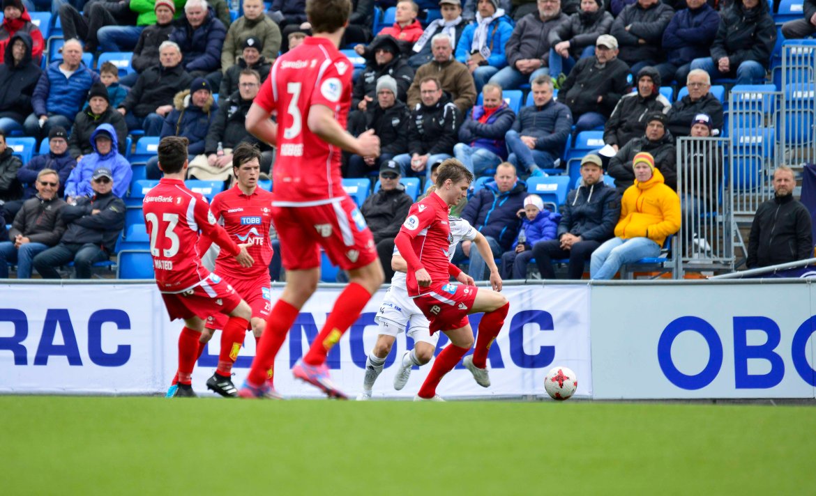 Det var Levanger-spillerne som spilte hovedrollen på Myra stadion lørdag.