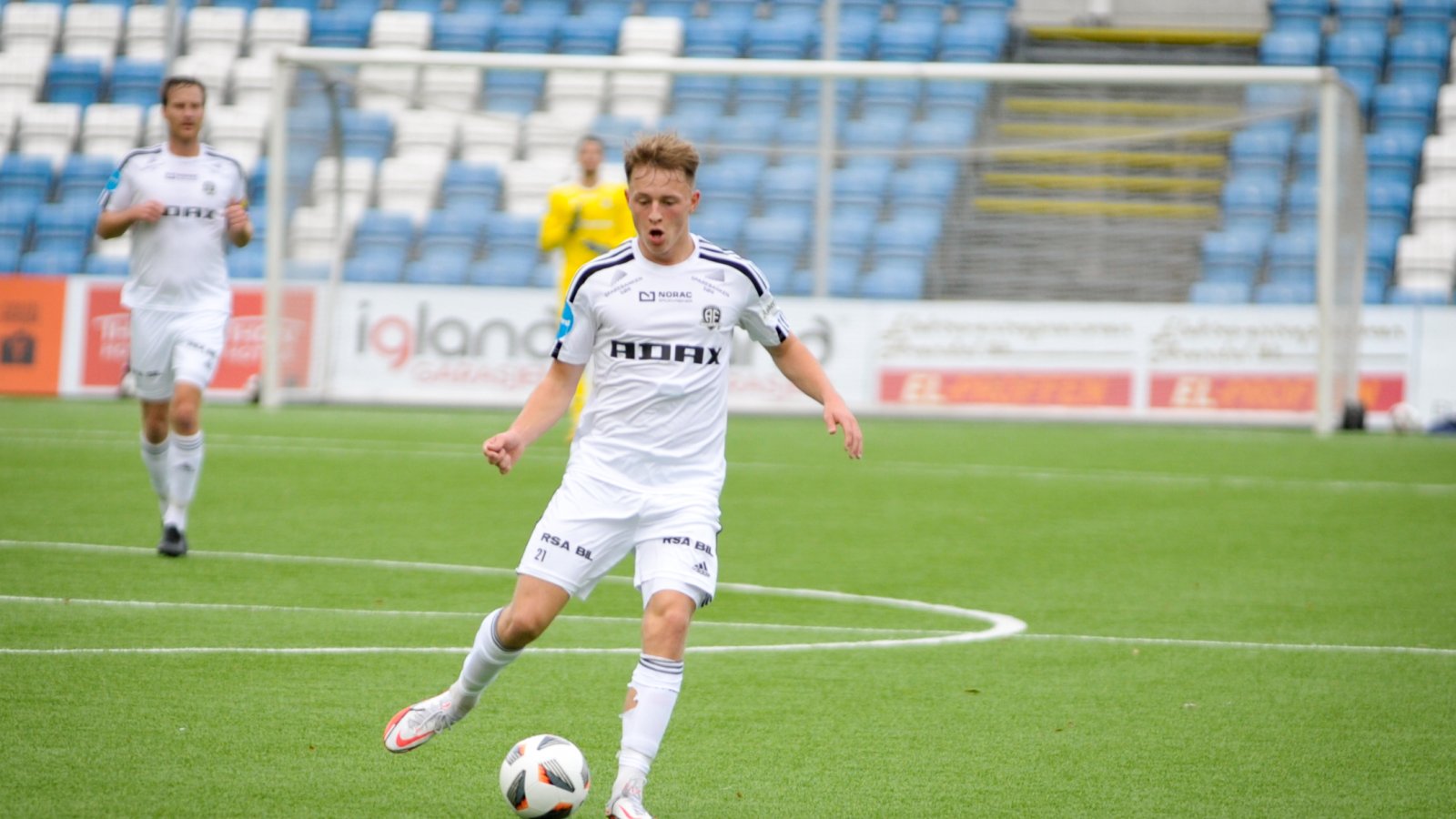 Tobias Hafstad leverte en solid kamp på midtbanen.