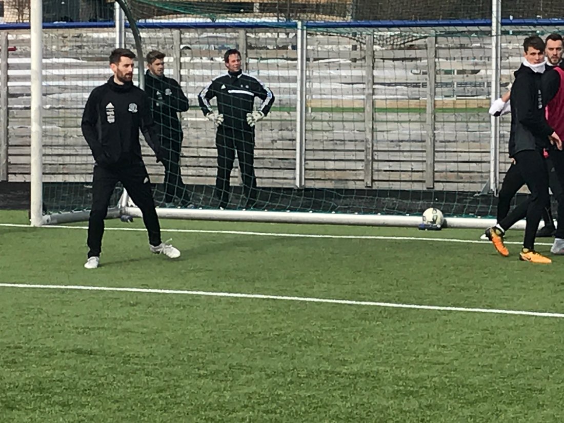 Jens Kristian Skogmo på trening, april 2018.